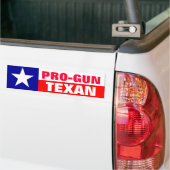 Autocollant De Voiture Texan de Pro-Arme à feu (Sur camion)