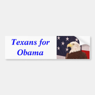 Autocollant De Voiture Texans pour l'adhésif pour pare-chocs 2012 d'Obam
