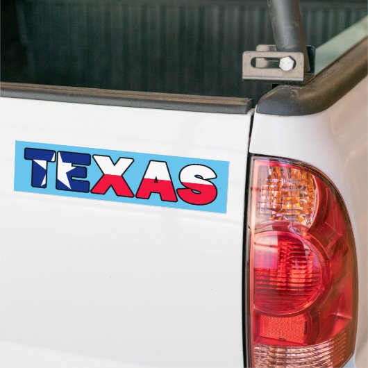 Autocollant De Voiture Texas (Sur camion)