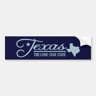 Autocollant De Voiture Texas (État du mien)