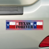 Autocollant De Voiture TEXAS FOREVER - Bumper Sticker (En voiture)