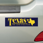 Autocollant De Voiture Texas Gold (En voiture)