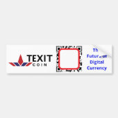 Autocollant De Voiture TexitCoin Official Logo (Devant)