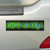 Autocollant De Voiture Texte de Chupacabra (En voiture)