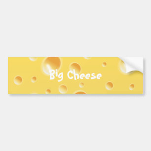 Autocollant De Voiture Texture jaune de fromage suisse