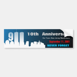 Autocollant De Voiture Th des 9/11 septembre 11 - adhésif pour pare-choc