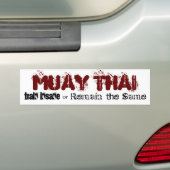 Autocollant De Voiture Thaïlandais de Muay - train aliéné (En voiture)