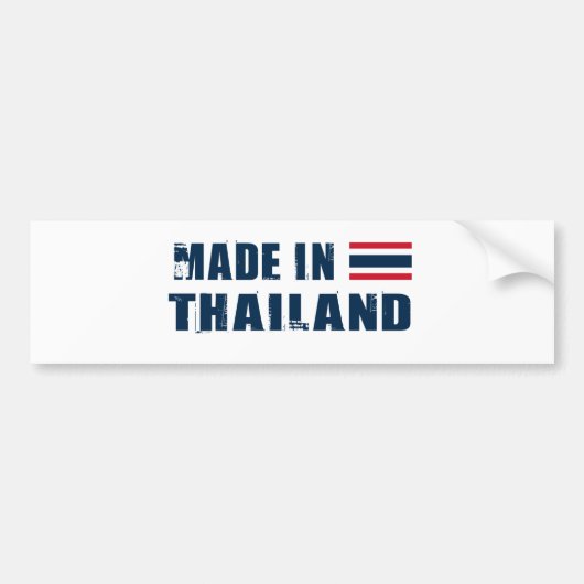 AUTOCOLLANT DE VOITURE THAÏLANDE (Devant)