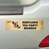 AUTOCOLLANT DE VOITURE THÉ DU MARYLAND (En voiture)