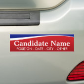 Autocollant De Voiture Thème politique - Customisez ce Sticker pare-chocs (En voiture)