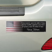 Autocollant De Voiture Thomas Jefferson (En voiture)