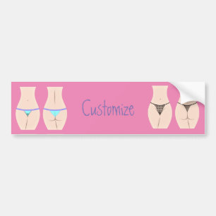 Autocollant De Voiture Thong Panty Thunder_Cove