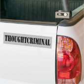 Autocollant De Voiture Thoughtcriminal (Sur camion)