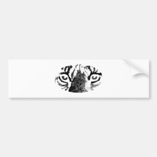 Autocollant De Voiture Tiger Eyes Gibney Le MUSÉE Zazzle Cadeaux