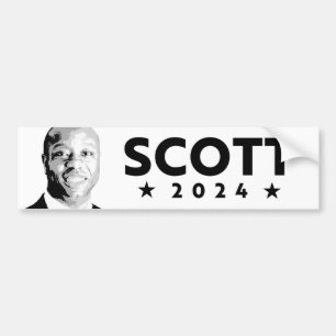 AUTOCOLLANT DE VOITURE TIM SCOTT 2024 BUMPER STICKER