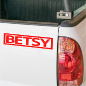 Autocollant De Voiture Timbre Betsy (Sur camion)