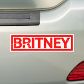 Autocollant De Voiture Timbre Britney (En voiture)