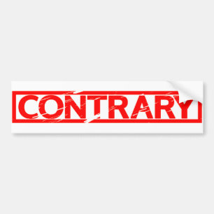 Autocollant De Voiture Timbre contraire