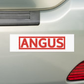 Autocollant De Voiture Timbre d'Angus (En voiture)
