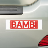 Autocollant De Voiture Timbre de Bambi (En voiture)
