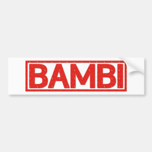 Autocollant De Voiture Timbre de Bambi