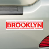 Autocollant De Voiture Timbre de Brooklyn (En voiture)