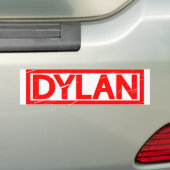 Autocollant De Voiture Timbre de Dylan (En voiture)