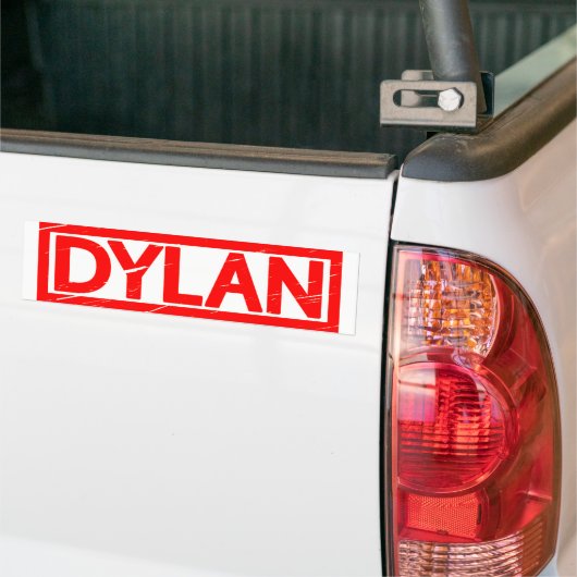 Autocollant De Voiture Timbre de Dylan (Sur camion)