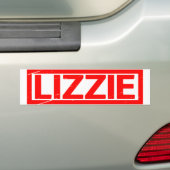 Autocollant De Voiture Timbre de Lizzie (En voiture)