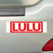 Autocollant De Voiture Timbre de Lulu (En voiture)