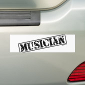 Autocollant De Voiture Timbre de musicien (En voiture)