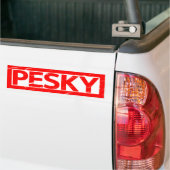 Autocollant De Voiture Timbre de Pesky (Sur camion)