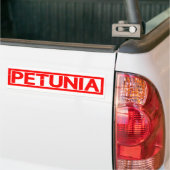 Autocollant De Voiture Timbre de Petunia (Sur camion)