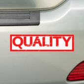 Autocollant De Voiture Timbre de qualité (En voiture)