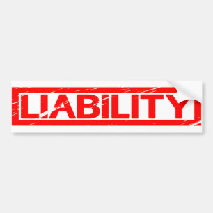 Autocollant De Voiture Timbre de responsabilité