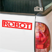 Autocollant De Voiture Timbre de robot (Sur camion)