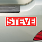 Autocollant De Voiture Timbre de Steve (En voiture)