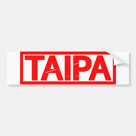 Autocollant De Voiture Timbre de Taipa (Devant)