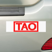 Autocollant De Voiture Timbre de Tao (En voiture)