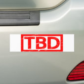 Autocollant De Voiture Timbre de TBD (En voiture)