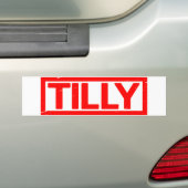 Autocollant De Voiture Timbre de Tilly (En voiture)
