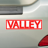 Autocollant De Voiture Timbre de vallée (En voiture)