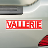 Autocollant De Voiture Timbre de vallerie (En voiture)