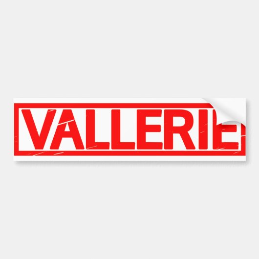 Autocollant De Voiture Timbre de vallerie (Devant)