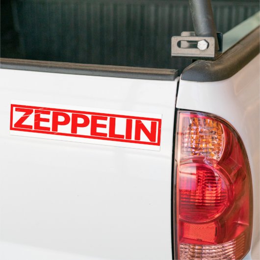 Autocollant De Voiture Timbre de Zeppelin (Sur camion)