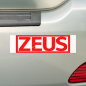 Autocollant De Voiture Timbre de Zeus (En voiture)