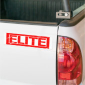 Autocollant De Voiture Timbre d'élite (Sur camion)