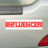 Autocollant De Voiture Timbre d'Influencer (En voiture)