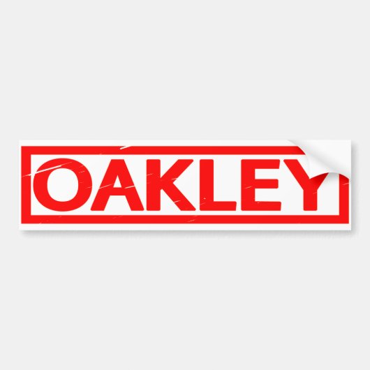 Autocollant De Voiture Timbre d'Oakley (Devant)