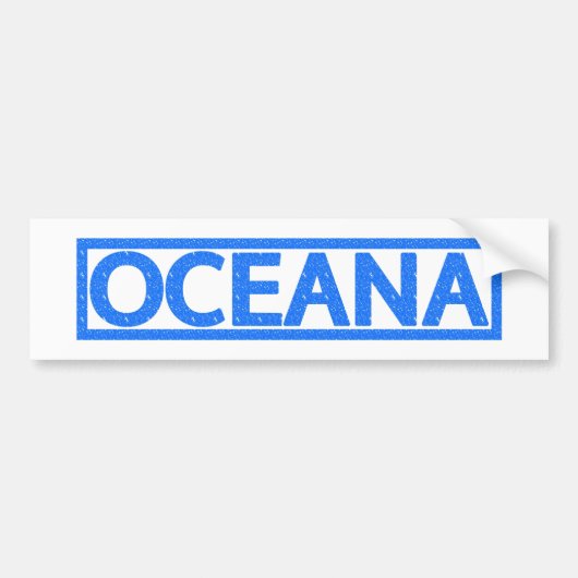 Autocollant De Voiture Timbre d'Oceana (Devant)